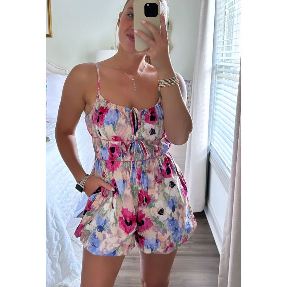 Aureum Bubble Romper Multi Size Medium NWT